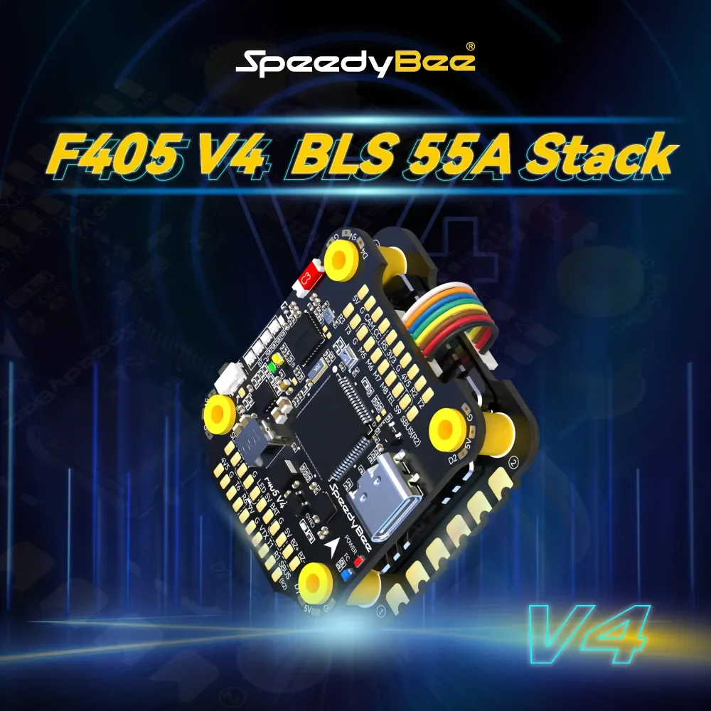 RunCam SpeedyBee F4 F405 V4 55A BLS 30x30  FC ICM42688P, 4  1 ESC iNAV Betaflight   FPV ̽ 